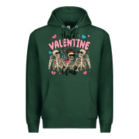 Sports Green anti valentine club Premium Hoodie - MaliasSmallBusiness