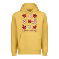 Antique Gold howdy valentine copy Premium Hoodie - MaliasSmallBusiness