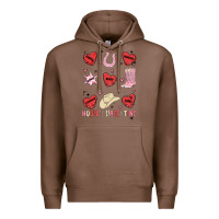 Chestnut howdy valentine copy Premium Hoodie - MaliasSmallBusiness