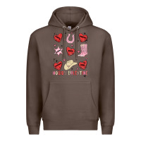 Coffee howdy valentine copy Premium Hoodie - MaliasSmallBusiness