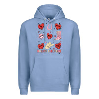 Colony Blue howdy valentine copy Premium Hoodie - MaliasSmallBusiness