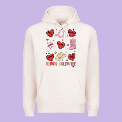 Premium Hoodie howdy valentine copy