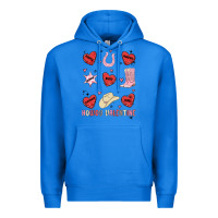 True Royal howdy valentine copy Premium Hoodie - MaliasSmallBusiness
