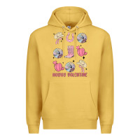 Antique Gold howdy valentine Premium Hoodie - MaliasSmallBusiness