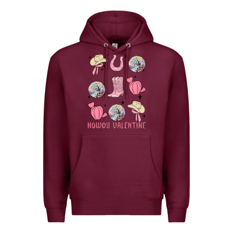 Howdy Valentine Premium Hoodie by MaliasSmallBusiness | Teevron