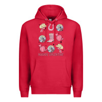 Cardinal howdy valentine Premium Hoodie - MaliasSmallBusiness