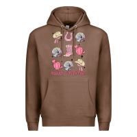 Chestnut howdy valentine Premium Hoodie - MaliasSmallBusiness