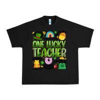 Black one lucky teacher lucky charm Urban Heavy Tee - Artiststas
