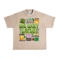French Oak one lucky teacher lucky charm Urban Heavy Tee - Artiststas