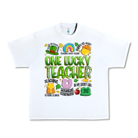 White one lucky teacher lucky charm Urban Heavy Tee - Artiststas