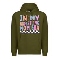 Army Green in my wrestling mom era Premium Hoodie - MaliasSmallBusiness