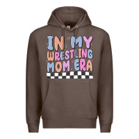 Coffee in my wrestling mom era Premium Hoodie - MaliasSmallBusiness