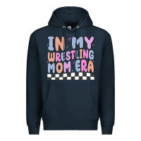 Navy in my wrestling mom era Premium Hoodie - MaliasSmallBusiness