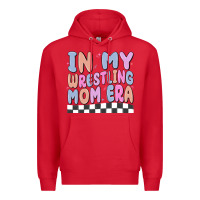 Red in my wrestling mom era Premium Hoodie - MaliasSmallBusiness