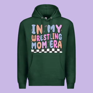In My Wrestling Mom Era Premium Hoodie Designed By Maliassmallbusiness