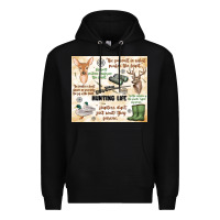 Black hunting life Premium Hoodie - MaliasSmallBusiness