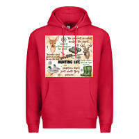 Cardinal hunting life Premium Hoodie - MaliasSmallBusiness
