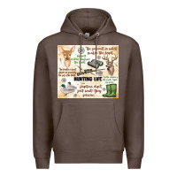 Coffee hunting life Premium Hoodie - MaliasSmallBusiness