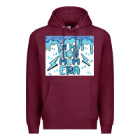 Burgundy in my boy mom era Premium Hoodie - MaliasSmallBusiness