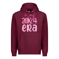 Burgundy in my 2024 era Premium Hoodie - MaliasSmallBusiness