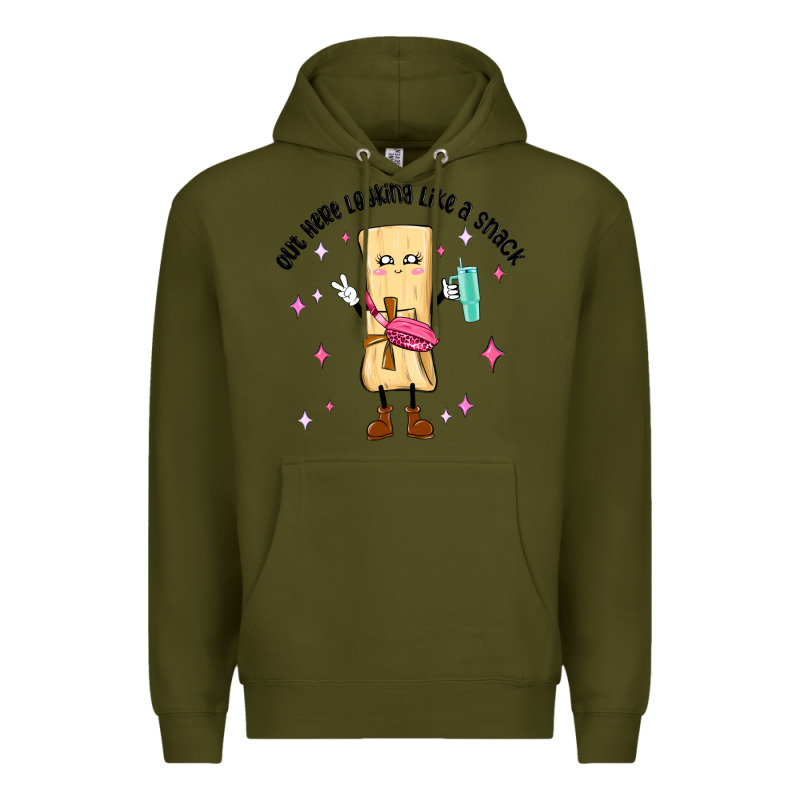Out Here Looking Like A Snack Premium Hoodie by MaliasSmallBusiness | Teevron