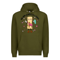 Army Green out here looking like a snack Premium Hoodie - MaliasSmallBusiness