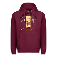 Burgundy out here looking like a snack Premium Hoodie - MaliasSmallBusiness