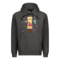 Charcoal Heather out here looking like a snack Premium Hoodie - MaliasSmallBusiness
