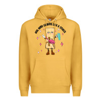 Mustard out here looking like a snack Premium Hoodie - MaliasSmallBusiness