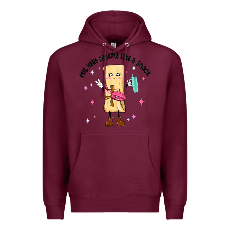 Out Here Looking Like A Snack Premium Hoodie by MaliasSmallBusiness | Teevron