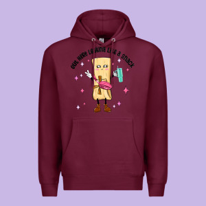 Out Here Looking Like A Snack Premium Hoodie Designed By Maliassmallbusiness