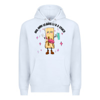White out here looking like a snack Premium Hoodie - MaliasSmallBusiness
