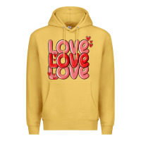 Antique Gold love valentines day Premium Hoodie - MaliasSmallBusiness