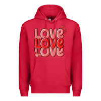 Cardinal love valentines day Premium Hoodie - MaliasSmallBusiness