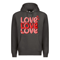 Smoke love valentines day Premium Hoodie - MaliasSmallBusiness