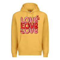 Mustard love valentines day Premium Hoodie - MaliasSmallBusiness