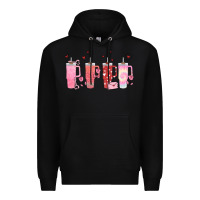 Black obsessive cup disorder valentines day Premium Hoodie - MaliasSmallBusiness