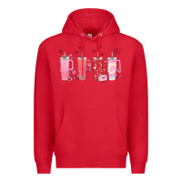 Red obsessive cup disorder valentines day Premium Hoodie - MaliasSmallBusiness