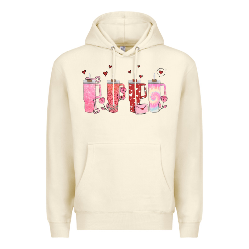 Obsessive Cup Disorder Valentines Day Premium Hoodie by MaliasSmallBusiness | Teevron