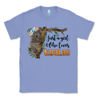 Colony Blue just a girl who loves koalas Classic Tee - BarkalooDesign