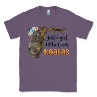 Lavender just a girl who loves koalas Classic Tee - BarkalooDesign