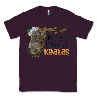 Plum just a girl who loves koalas Classic Tee - BarkalooDesign