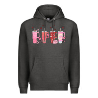 Charcoal Heather obsessive cup disorder valentines day Premium Hoodie - MaliasSmallBusiness