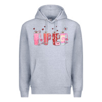 Heather Grey obsessive cup disorder valentines day Premium Hoodie - MaliasSmallBusiness