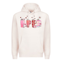 Pale Pink obsessive cup disorder valentines day Premium Hoodie - MaliasSmallBusiness