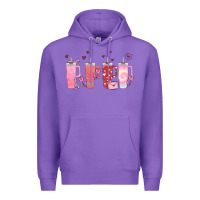 Purple obsessive cup disorder valentines day Premium Hoodie - MaliasSmallBusiness