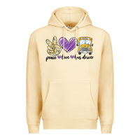 Pina Colada peace love bus driver Premium Hoodie - MaliasSmallBusiness