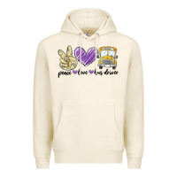 Tofu peace love bus driver Premium Hoodie - MaliasSmallBusiness