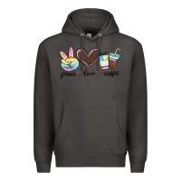 Smoke peace love coffee Premium Hoodie - MaliasSmallBusiness