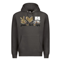Smoke peace love eyes Premium Hoodie - MaliasSmallBusiness